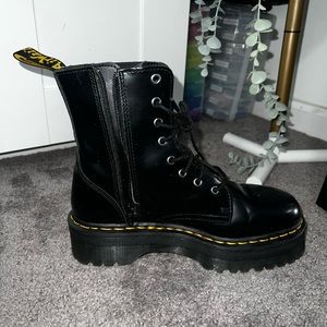 Dr. Martens platforms. Size women's 8.